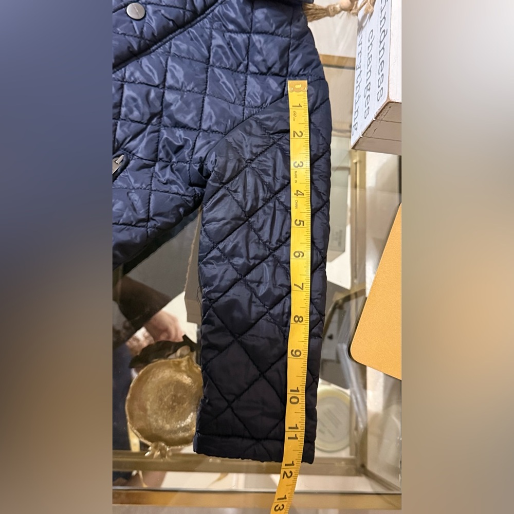 Burberry Navy Quilted Kids Jacket - Picture 7 of 11